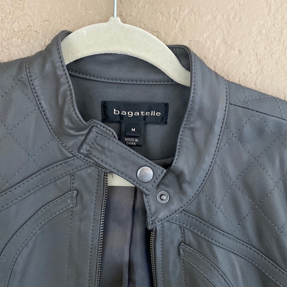 Bagatelle, Real Leather Jacket.  A form fitting, *HOT* jacket.